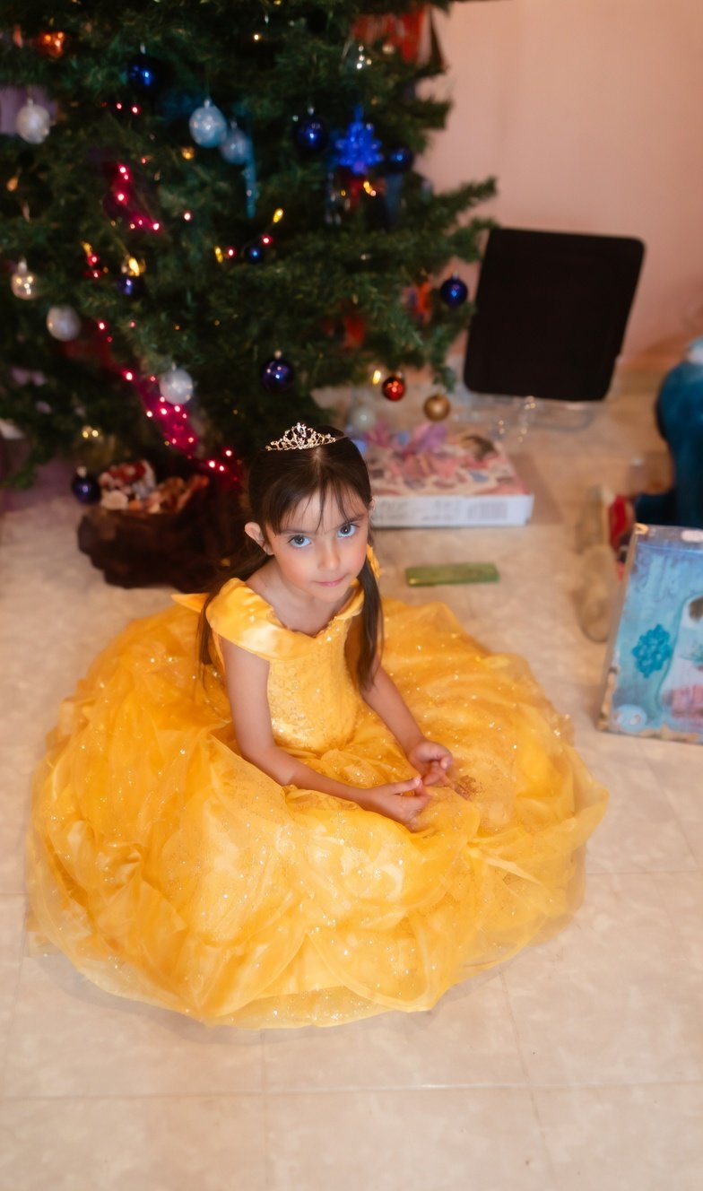 Luan Andrea vestido de XV años